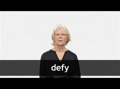 defying the odds meaning|defy verb .